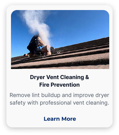 Dryer Vent Cleaning & Fire Prevention